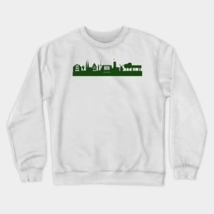 BIELEFELD skyline in forest green Crewneck Sweatshirt